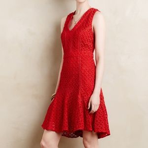 San & Soni cotton lace flounce dress 💃